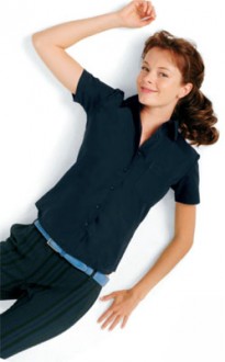 Chemise personnalisée manches courtes femme - Devis sur Techni-Contact.com - 1