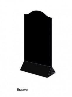 Chevalet de table PVC noir - Devis sur Techni-Contact.com - 2