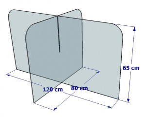 Cloison de protection pour table de réunion - Devis sur Techni-Contact.com - 2