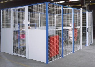 Cloison de stockage grillagée - Devis sur Techni-Contact.com - 1