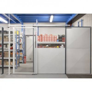 Cloison industrielle grillagée modulable - Devis sur Techni-Contact.com - 5