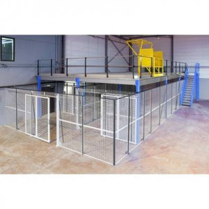 Cloison industrielle grillagée modulable - Devis sur Techni-Contact.com - 6