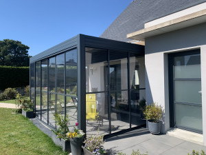 Cloison pour pergola préau et abri de terrasse - Devis sur Techni-Contact.com - 5