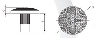 Clou podotactile en inox - Devis sur Techni-Contact.com - 3