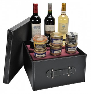 Coffret cadeau à 3 bouteilles de vin luxe - Devis sur Techni-Contact.com - 1