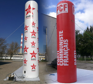 Colonne Totem gonflable publicitaire - Devis sur Techni-Contact.com - 3