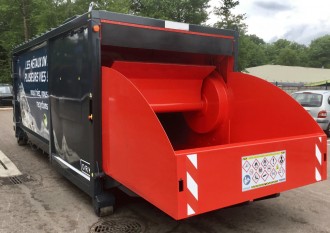 Compacteur 30 m3 avec godet pour décheterie - Devis sur Techni-Contact.com - 1