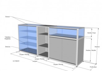 Comptoir caisse sur mesure - Devis sur Techni-Contact.com - 3