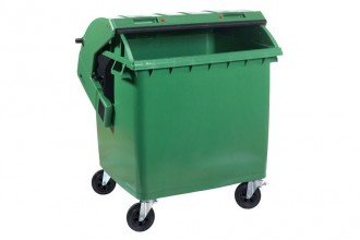 Conteneur à déchets 4 roues pivotantes - Devis sur Techni-Contact.com - 1