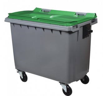 Conteneur à déchets roulant 660L - Devis sur Techni-Contact.com - 10