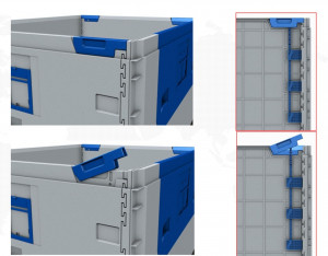 Conteneur pliable à 2 ou 3 semelles - Devis sur Techni-Contact.com - 2