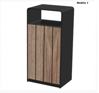 Corbeille de ville compact 70 L - Devis sur Techni-Contact.com - 1