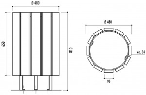 Corbeille en bois pour jardins - Devis sur Techni-Contact.com - 2