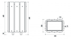 Corbeille ville en bois 30 litres - Devis sur Techni-Contact.com - 2