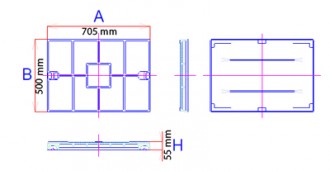 Couvercle de regard à remplir C 250 - Devis sur Techni-Contact.com - 2