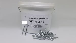 Crampons barbés de 50 T x 4 mm - Devis sur Techni-Contact.com - 1