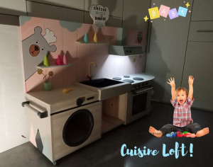 Cuisine loft XL avec roulettes à frein - Devis sur Techni-Contact.com - 3