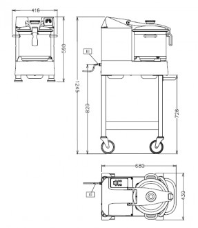 Cutter-mélangeur pour cuisines - Devis sur Techni-Contact.com - 2