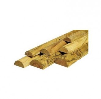 Demi rondin en bois pin - Devis sur Techni-Contact.com - 1