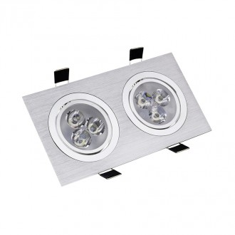 Downlight encastré rectangle aluminium - Devis sur Techni-Contact.com - 1