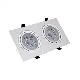 Downlight encastré rectangle aluminium - Devis sur Techni-Contact.com - 2