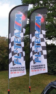 Drapeau flag pour exterieur - Devis sur Techni-Contact.com - 1