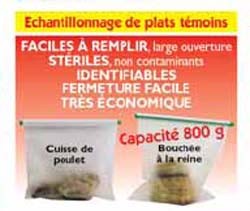 Echantillonnage de plats témoins - Devis sur Techni-Contact.com - 1