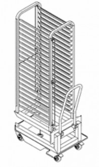 Échelle porte plateaux inox - Devis sur Techni-Contact.com - 1