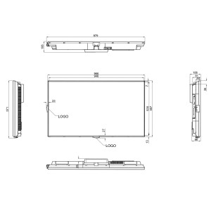 Ecran professionnel haute luminosité 43"49"55" - Devis sur Techni-Contact.com - 4