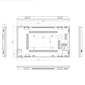 Ecran professionnel très haute luminosité 55´´ - Devis sur Techni-Contact.com - 4