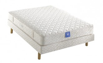 Ensemble Matelas Duvivier Nymphéa Sommier Duvivier 16 lattes-160x200 - Devis sur Techni-Contact.com - 1