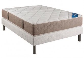 Ensemble Someo Matelas Chenonceau Royal Sommier Villandry Pieds-140x200 - Devis sur Techni-Contact.com - 1