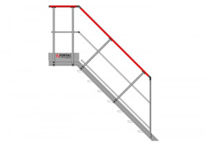 Escalier à palier inclinaison 45° - Devis sur Techni-Contact.com - 3