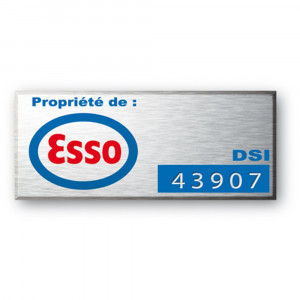 Etiquette en aluminium personnalisable - Devis sur Techni-Contact.com - 1