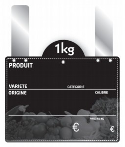 Étiquette grandes pattes pour fruits et légumes - Devis sur Techni-Contact.com - 1