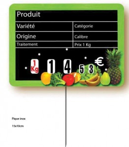 Etiquette magasin pour fruits et légumes - Devis sur Techni-Contact.com - 2