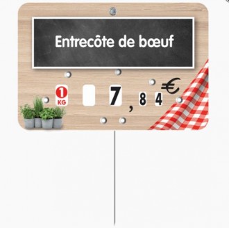 Étiquette pour boucherie en pvc cristal - Devis sur Techni-Contact.com - 3