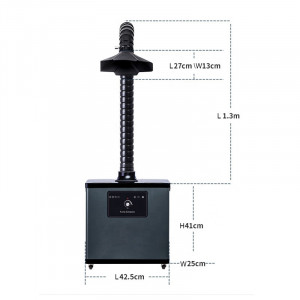 Extracteur de fumées de soudure 220V 80W 235m³/h  - Devis sur Techni-Contact.com - 5