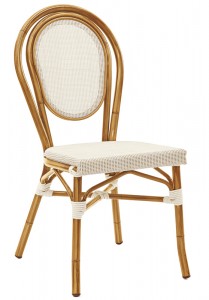 Fauteuil bistrot en imitation rotin et textiléne - Devis sur Techni-Contact.com - 3