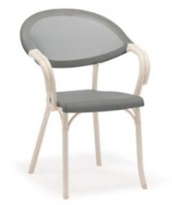 Fauteuil bistrot en imitation rotin et textiléne - Devis sur Techni-Contact.com - 5