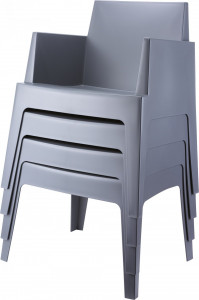 Fauteuil de restaurant plastique empilable - Devis sur Techni-Contact.com - 4