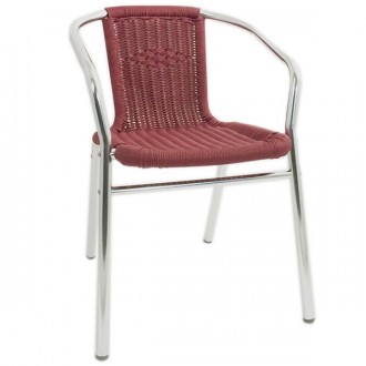 Fauteuil de terrasse empilable en aluminium - Devis sur Techni-Contact.com - 4