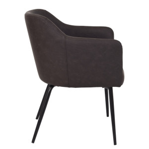 Fauteuil en cuir artificiel