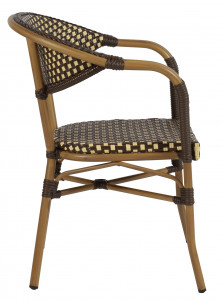 Fauteuil terrasse pied marron - Devis sur Techni-Contact.com - 4