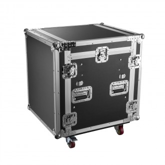 Flight case régie rack 19´´ pour console plan incliné - Devis sur Techni-Contact.com - 1