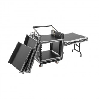 Flight case régie rack 19´´ pour console plan incliné - Devis sur Techni-Contact.com - 2