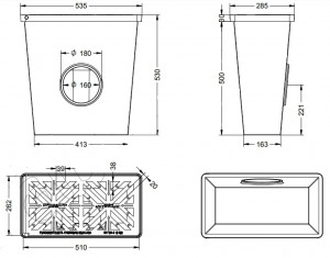 Caniveau grille rabattable  - Devis sur Techni-Contact.com - 2