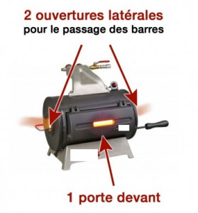 Forges à gaz d'atelier en brique réfractaire