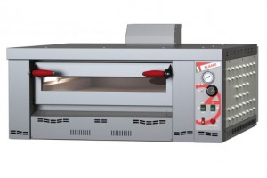 Four à pizza gaz chambre de cuisson en tôle aluminium - Devis sur Techni-Contact.com - 1