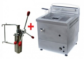 Friteuse churros à gaz 10 litres - Devis sur Techni-Contact.com - 1